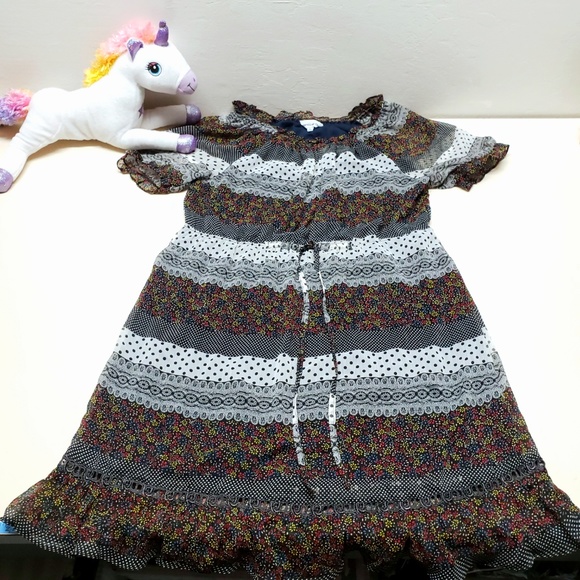 Bohemian Peasant Day Dress - Picture 4 of 8